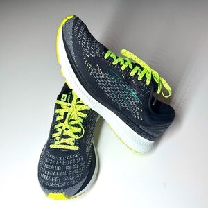 Brooks Women’s Glycerin 19 Running Black and Neon Yellow Athletic Shoes Size-7.5